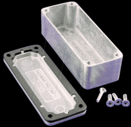 1550WA Die-cast aluminium housing, 89 x 35 x 30 mm, IP66