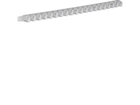 tehalit.VK flex 10 Kanał grzebieniowy L=250mm samoprzylepny szary L2212 HAGER