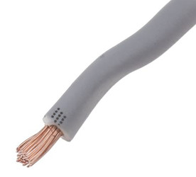 Przewód montażowy 4mm² Szary RS PRO PVC 12 AWG 750 V dł. 100m 50/0,3 mm +70°C IEC 60332-1