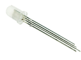 Dioda LED 5mm RGB W.A MAT /803