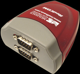 USB-2COM Interface converter, USB to 2 x RS-232