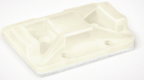 Mounting base, PA, natural, (L x W x H) 20 x 14 x 3.7 mm, 151-21319