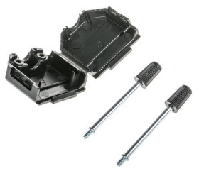 Osłona tylna D-Sub 9 -pinowe Kątowy TE Connectivity