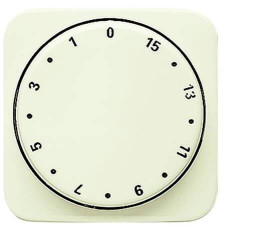 Wyłącznik czasowy Zaślepka Busch-Jaeger Duro 2000 SI 2CKA001753A6059, kremowo-biały, biały