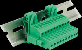 65941 Terminal block set, DIN rail 10 pin