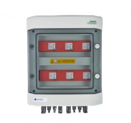 Rozdzielnica przył. DC IP65 EMITER + ogranicznik DC Dehn 1000V typu 1+2, 6x łańcuch PV, 6x MPPT EM-654_D