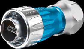 IC03-24H01 Connector - HDMI 2.0b cable male &gt; male, bayonet, IP65/67