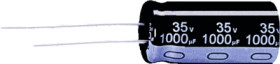 Electrolytic capacitor, 100 µF, 100 V (DC), ±20 %, radial, Ø 10 mm, ECR2APT101MFF501020