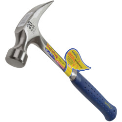 Estwing E3/20S Straight Claw Hammer - Vinyl Grip 20oz (567g)
