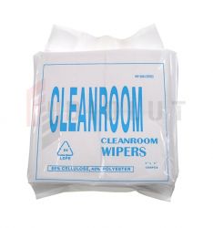Chusteczki ściereczki bezpyłowe poliestrowo-celulozowe Cleanroom 10x10cm 1200 szt. WIP-0604