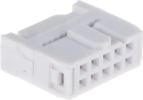 Złącze IDC 10-pinowe 2-rzędowe raster: 2.54mm Żeński Montaż na kablu RS PRO