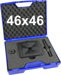 Wycinak kwadratowy do otworów w stali 46x46 mm / Otwornica do blachy 46x46mm / ENERGOTYTAN WK46