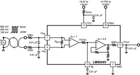 Lambda Sensor Interface Amplifier