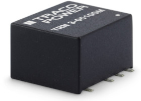 DC converter, 4.5-13.2 VDC, 3 W, 1 output, 15 VDC, 80 % efficiency, TRN 3-0513SM