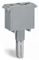 Component plug, 2 pole, 10 mm, 3K3 resistor for terminal block, 280-803/281-577