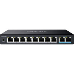 Reolink RLA-PS1 PoE Switch with 8 PoE&#x2B; Ports, 2 Gigabit Uplink Ports, 120W.