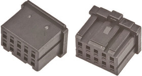 Obudowa złącza 10-pinowe 2-rzędowe raster: 2.5mm TE Connectivity Żeński Dynamic 1000 Złącze przewód-płytka, złącze