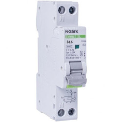 Wyłącznik kombinowany 1P+N B 16A 30mA typ AC 6kA Ex9NLE EL