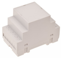 Z-107J Obudowa z tworzywa Z107J wymiary: 90x65x52mm - mocowana na szynę - jasna - polistyren