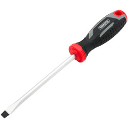 Draper 13392 Slotted Soft Grip Screwdriver, SL8 x 150mm