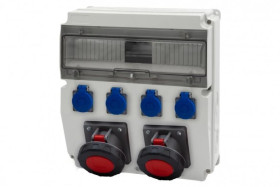 Rozdzielnica CAJA 15M - gniazda 2x63A 5p, 4x230V /15 modułów/