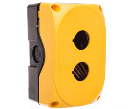 Obudowa kasety 2-otworowa 22mm żółta IP67 LPZP2A5