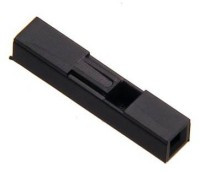 JS-01/5 Złacze do listew PH 2.54 mini-latch zaciskane na kabel 1x1pin - 1-stykowe ( + terminale) - kpl. 5 szt.