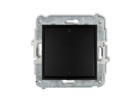 MINI Wyłącznik 2-biegunowy czarny mat 12MWP-9 KARLIK