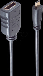 BS10-01003 HDMI-D connector On HDMI-A port, 0.15 m, high speed w. eth.
