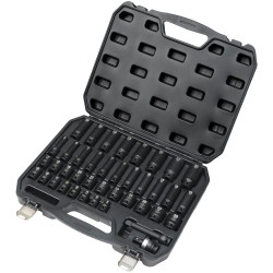 Draper 07106 Hi-TORQ&#xAE; Impact Socket Set, 1/2&quot; Sq. Dr. (40 Piece)