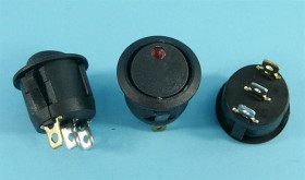 MIRS-101-E8CDR 16A/230V LED RED SPST