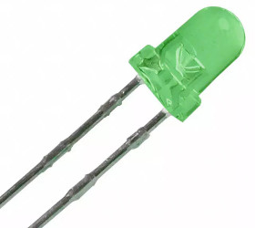 LED, THT, żółto-zielona, 2-Pin, 2,1 V, 40°, ROHM