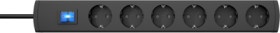 Outlet strip, 6-way, 3 m, 16 A, anthracite, 232905018