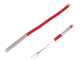 72-21304702-0300 Czujnik temperatury KTY81-210 Wym.zew: Ø6x50mm Dł: 3m -5...150C