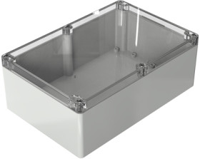 PC enclosure, (L x W x H) 240 x 160 x 90 mm, gray (RAL 7035), IP66, 331624090