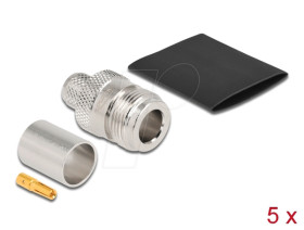 90023 N Buchse zum Crimpen LMR 400