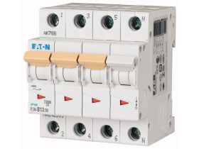 Wyłącznik nadprądowy B 13A 3P+N 10kA PLSM-B13/3N-MW 242515 EATON