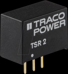 TSR 2-2450 DC/DC converter, 2 A, 6.5-36.0/5.0 VDC, SIP