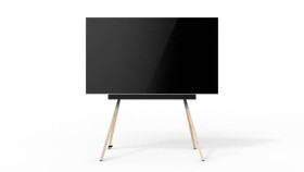 One For All 70" TV Stand Falcon Oak & Silver grey Stojak do telewizora z regulacją wysokości, z możliwością obrotu 81,3