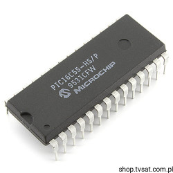 PIC16C55-HS/P UPC 20MHz 24Bit-RAM DIP28 MICROCHIP