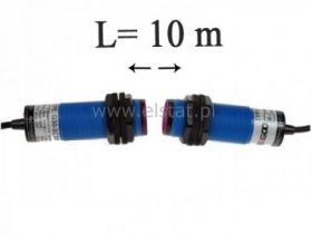 Bariera optyczna; fi 30; NPN; NO+NC; ( 10m)