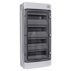 Rozdzielnica modułowa 4x12 natynkowa IP65 drzwi przeźroczyste PHS 48T