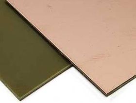 LAMINAT SZKLANO-EPOKSYDOWY JEDNOSTRONNY 7X9 CM 70x90mm FR4