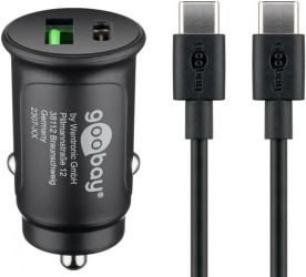 Ładowarka samochodowa Dual USB, USB-C™ (27 W) 72165 /1m/