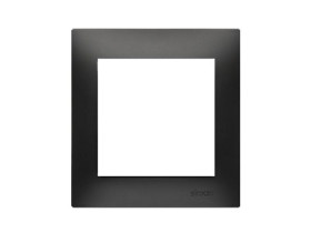 SIMON 54 PREMIUM Ramka 1 pojedyncza czarny do puszek karton-gips IP20/IP44 DRK1/49 KONTAKT SIMON