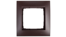 Simon 54 Premium Ramka Pojedyncza Brąz Mat /Do Karton-Gips/ Drk1/46
