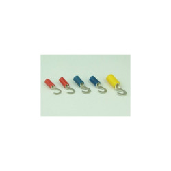 Konektor haczyk 4mm niebieski przewód do 2mm