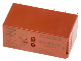 Przekaźnik mocy 115V ac DPDT TE Connectivity 750mW, montaż PCB 8100Ω Otwór przezierny