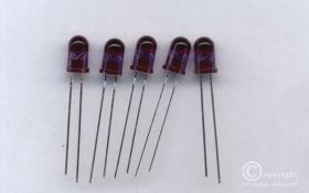 DIODA NADAWCZA IR (PODCZERWIEŃ) 5mm 1,35V 100mA 210mW 940nm TSAL6400 (5 SZTUK)