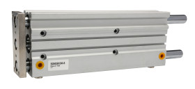 Siłownik z prowadzeniem skok 200mm RS PRO Ø 25mm 254 x 91 x 38mm 254mm